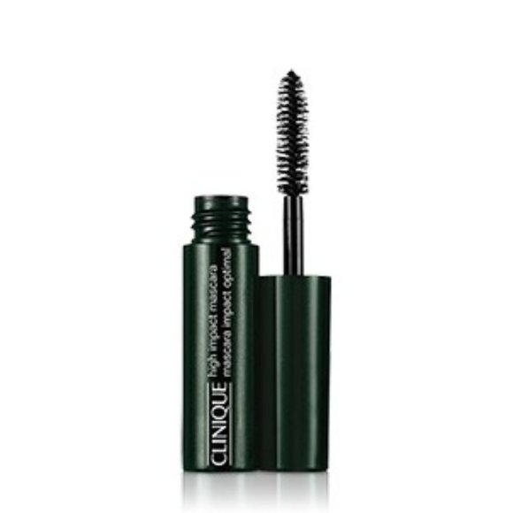 2 X Clinique TRAVEL SIZE High Impact Mascara Travel 01 Black - Picture 1 of 2